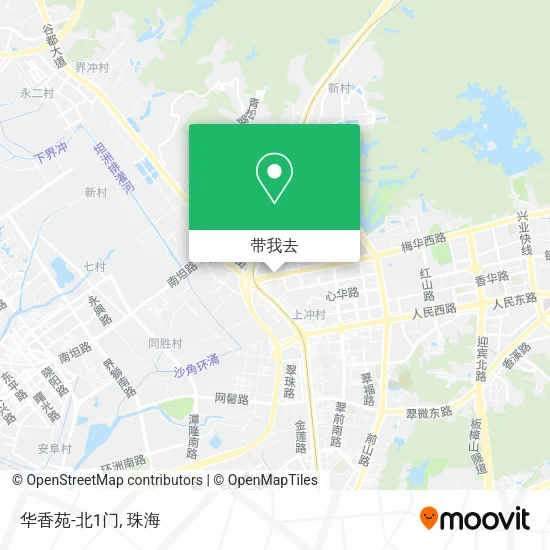 华香苑-北1门地图