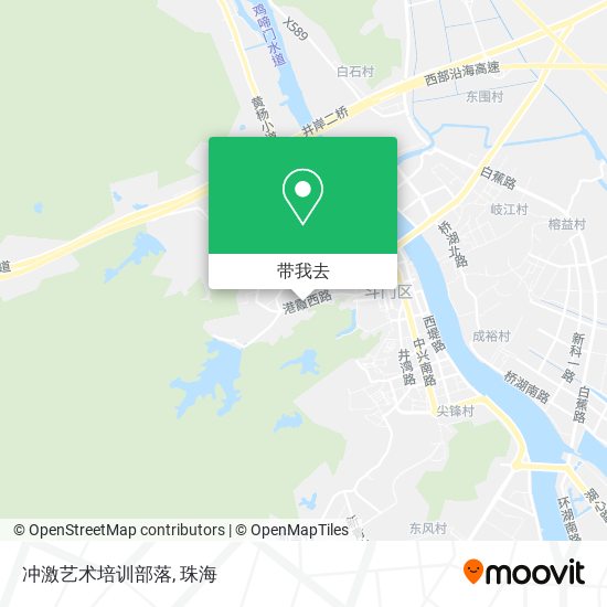 冲激艺术培训部落地图
