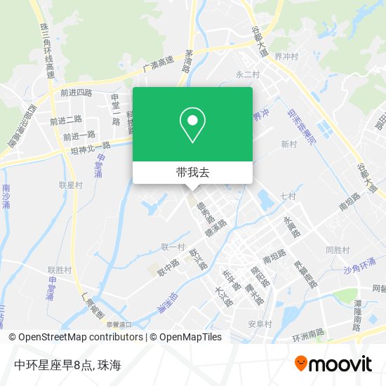 中环星座早8点地图