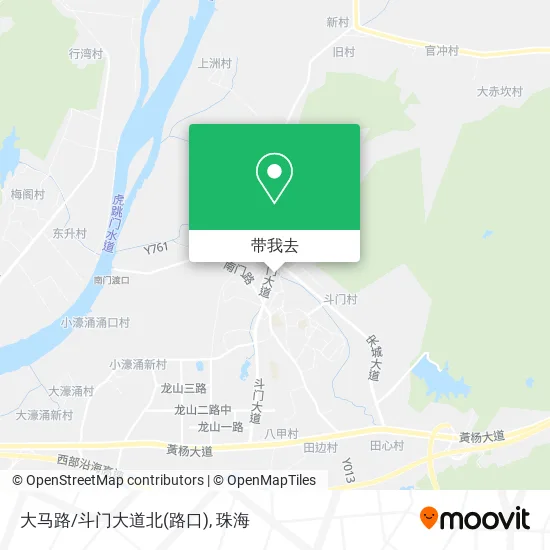 大马路/斗门大道北(路口)地图