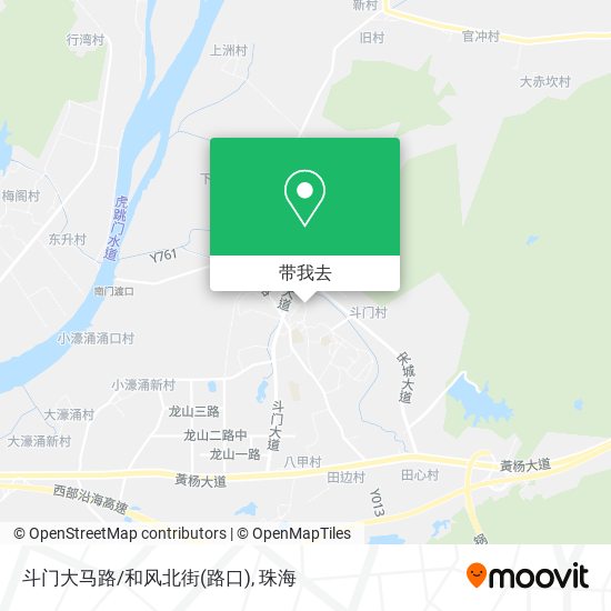 斗门大马路/和风北街(路口)地图