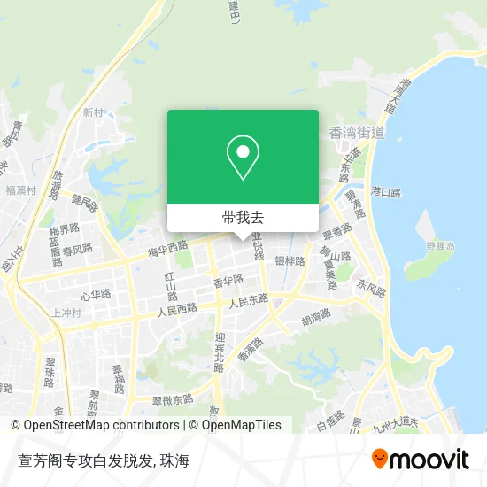 萱芳阁专攻白发脱发地图