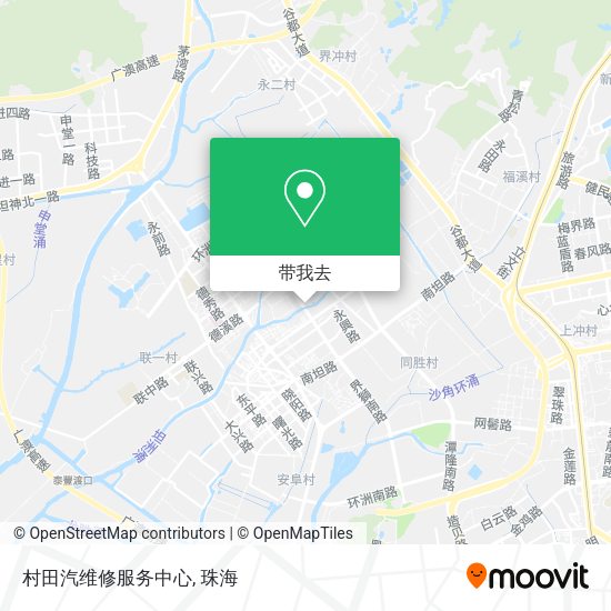 村田汽维修服务中心地图