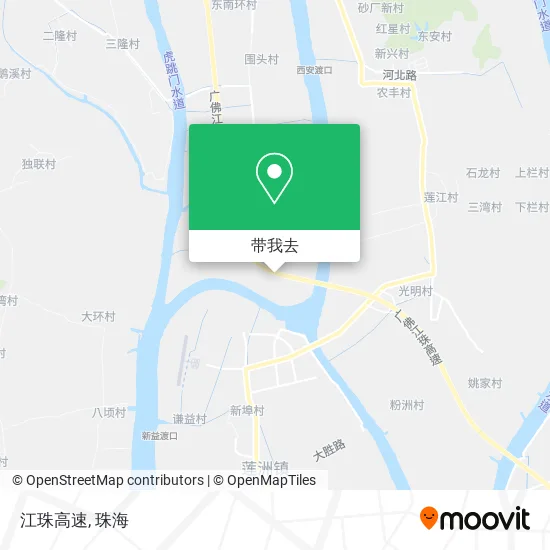 江珠高速地图