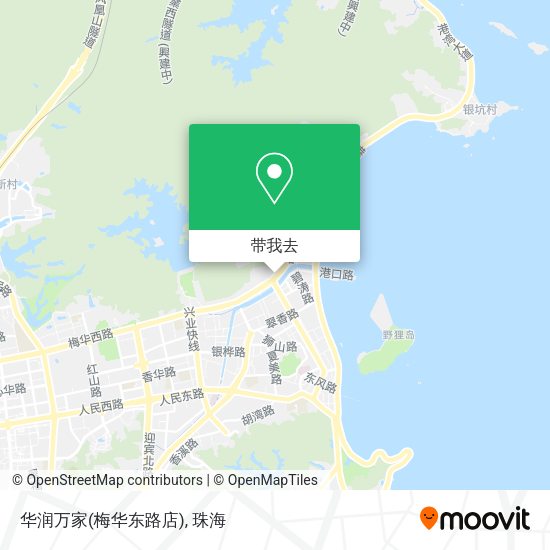华润万家(梅华东路店)地图