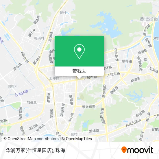 华润万家(仁恒星园店)地图