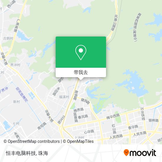 恒丰电脑科技地图