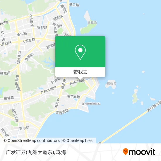 广发证券(九洲大道东)地图