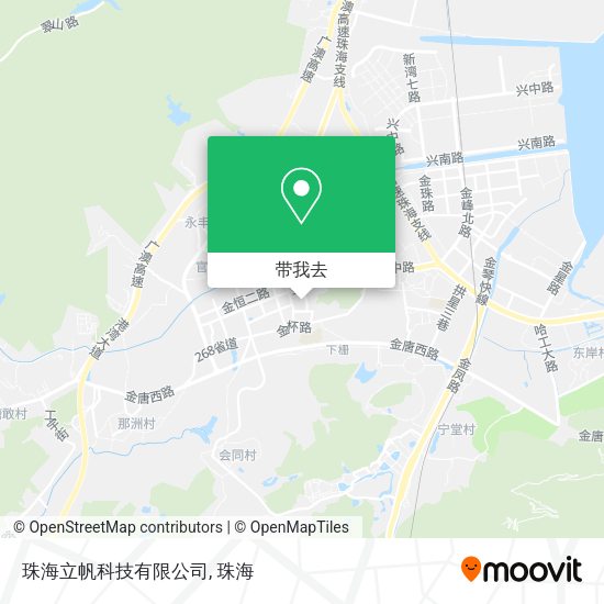珠海立帆科技有限公司地图