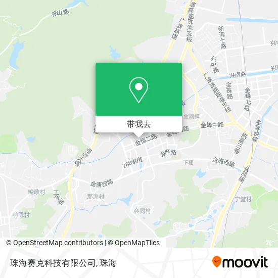 珠海赛克科技有限公司地图