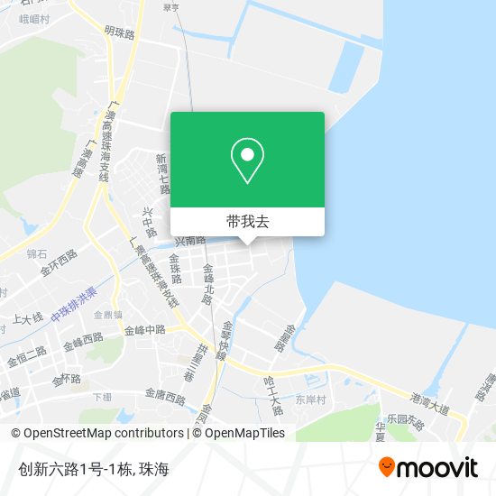 创新六路1号-1栋地图