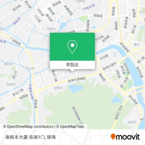 南裕丰大厦-东南1门地图