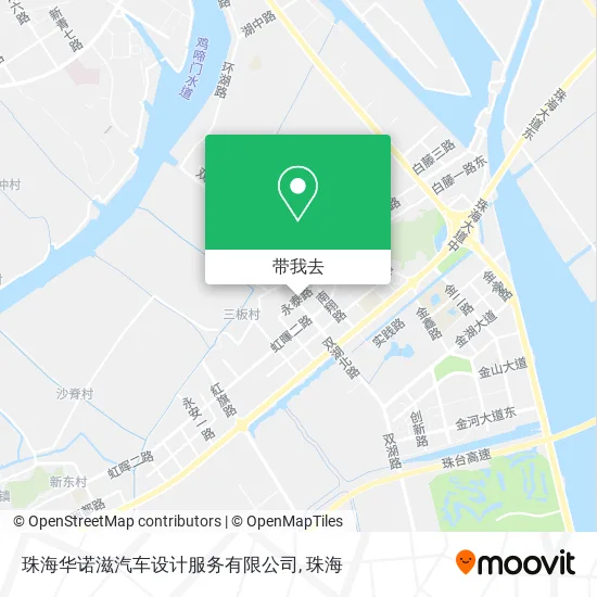 珠海华诺滋汽车设计服务有限公司地图