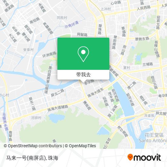 马来一号(南屏店)地图