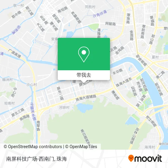 南屏科技广场-西南门地图