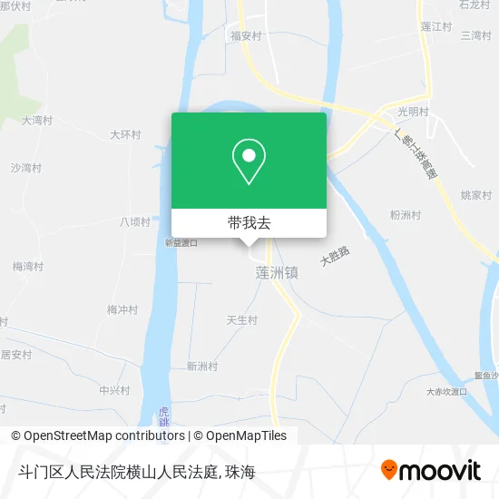 斗门区人民法院横山人民法庭地图