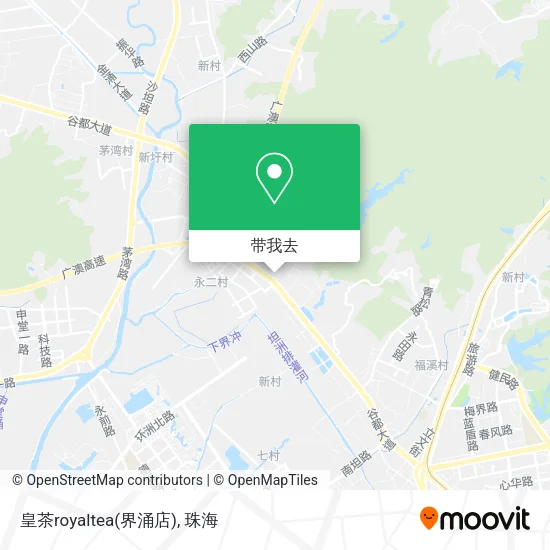 皇茶royaltea(界涌店)地图