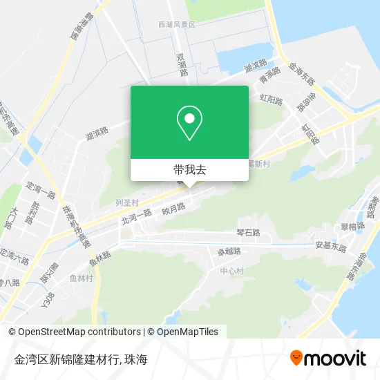金湾区新锦隆建材行地图