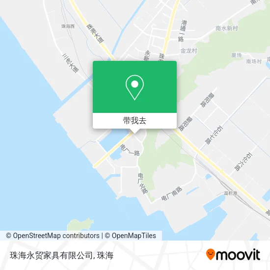 珠海永贸家具有限公司地图