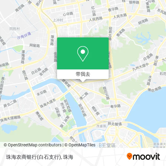 珠海农商银行(白石支行)地图