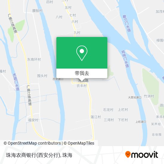 珠海农商银行(西安分行)地图