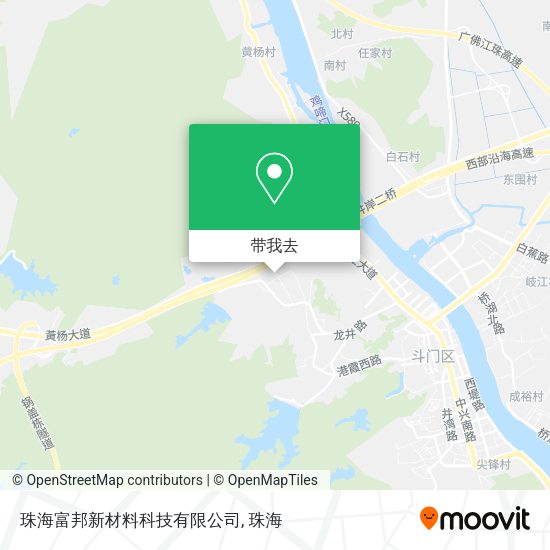 珠海富邦新材料科技有限公司地图