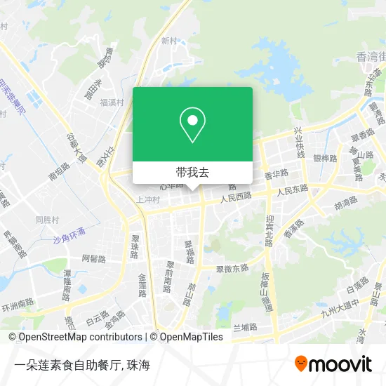 一朵莲素食自助餐厅地图