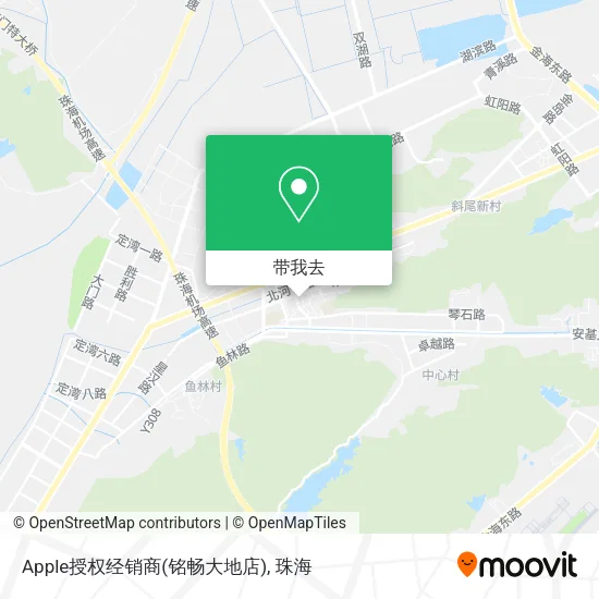 Apple授权经销商(铭畅大地店)地图