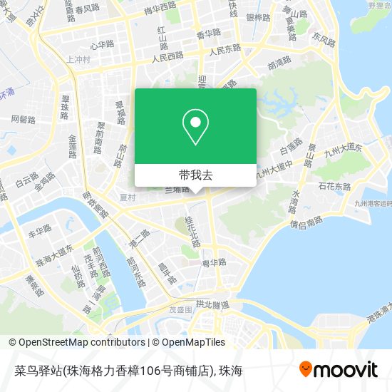 菜鸟驿站(珠海格力香樟106号商铺店)地图