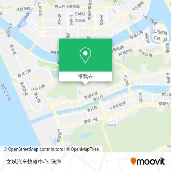 文斌汽车快修中心地图