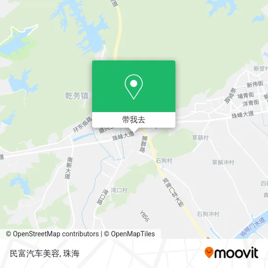 民富汽车美容地图