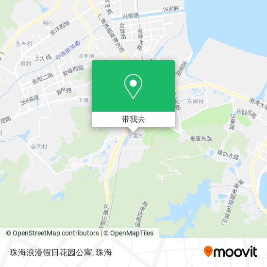 珠海浪漫假日花园公寓地图