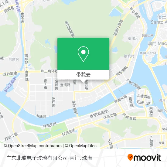 广东北玻电子玻璃有限公司-南门地图