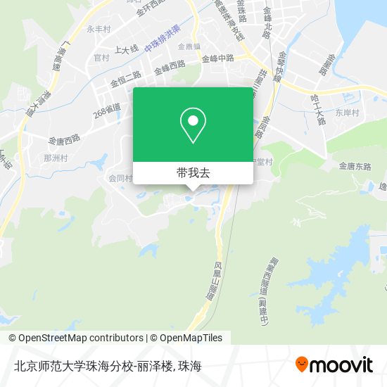 北京师范大学珠海分校-丽泽楼地图