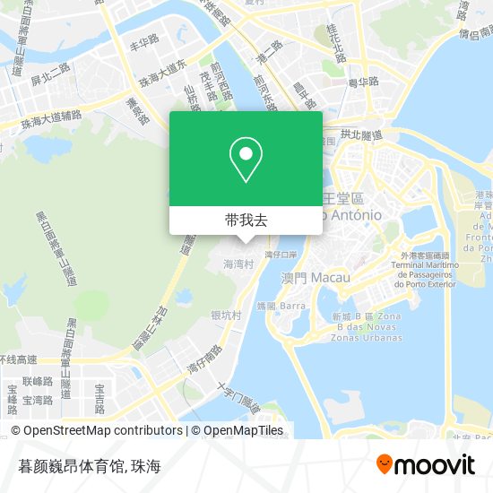暮颜巍昂体育馆地图