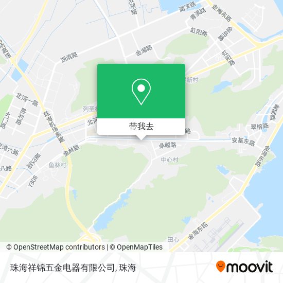珠海祥锦五金电器有限公司地图