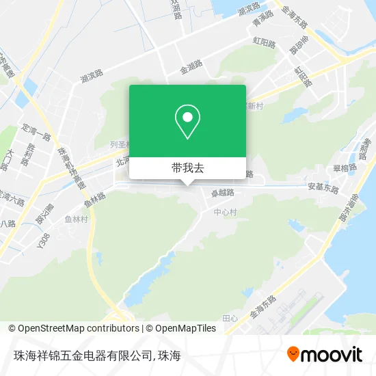 珠海祥锦五金电器有限公司地图