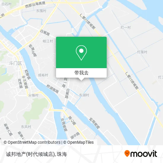 诚邦地产(时代倾城店)地图