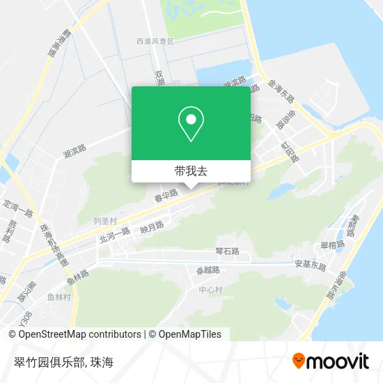 翠竹园俱乐部地图