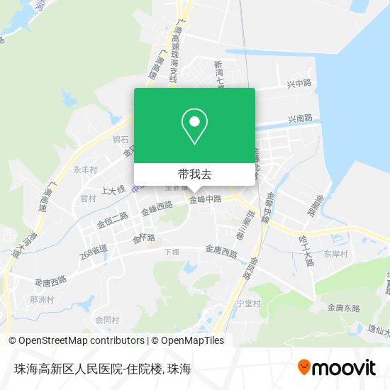 珠海高新区人民医院-住院楼地图