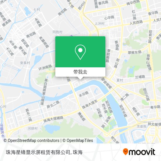 珠海星锋显示屏租赁有限公司地图