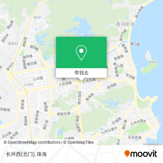 长环西(北门)地图