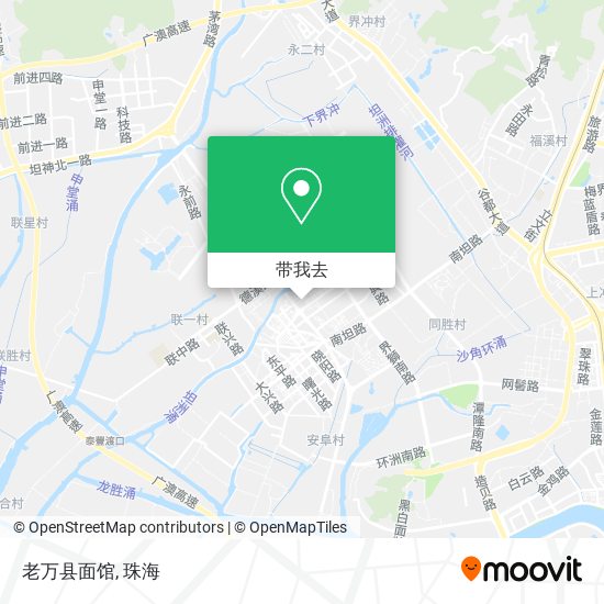 老万县面馆地图