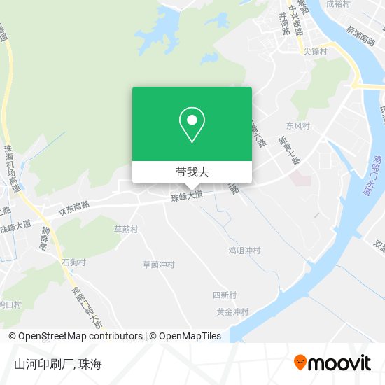 山河印刷厂地图