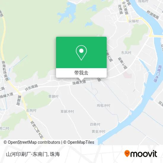 山河印刷厂-东南门地图