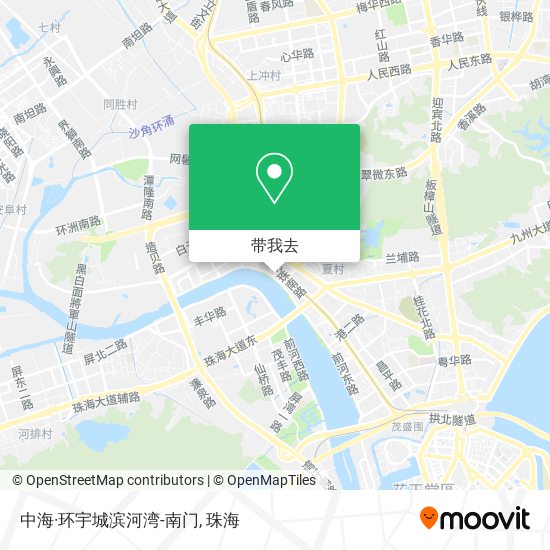 中海·环宇城滨河湾-南门地图