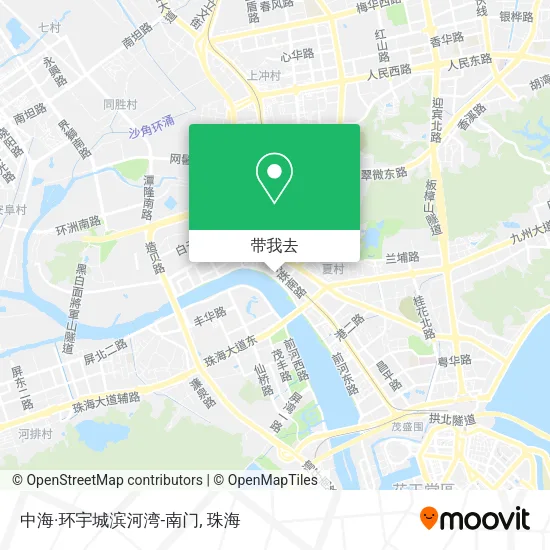 中海·环宇城滨河湾-南门地图