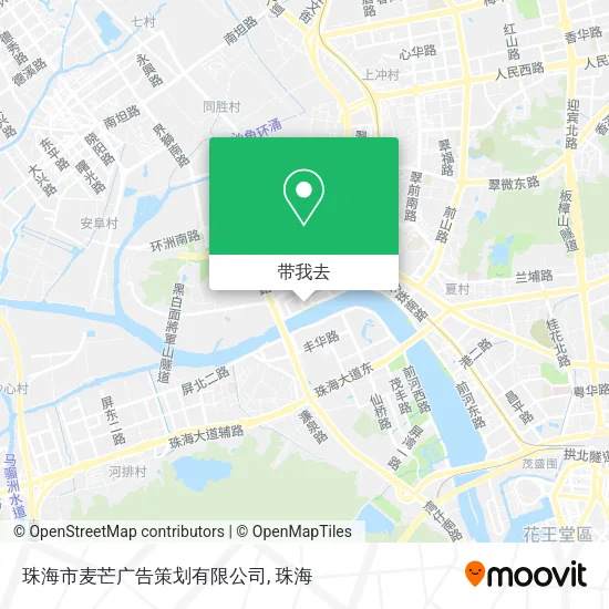 珠海市麦芒广告策划有限公司地图