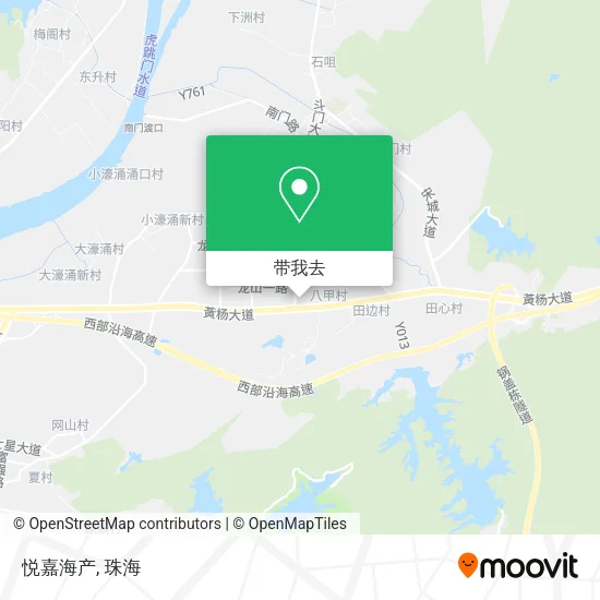 悦嘉海产地图