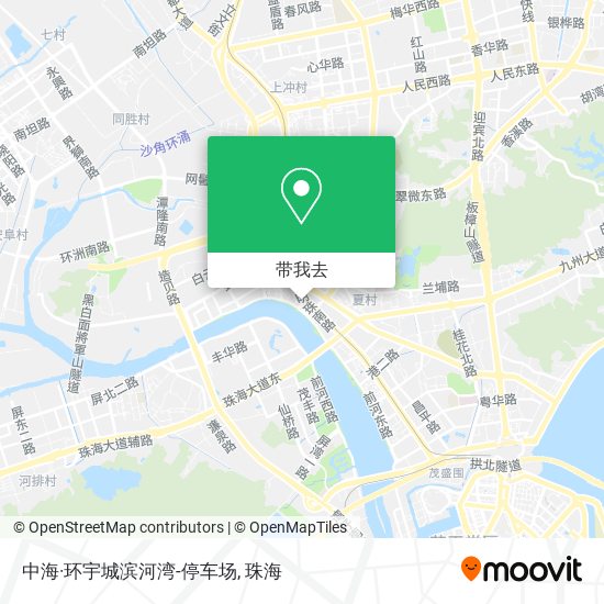 中海·环宇城滨河湾-停车场地图